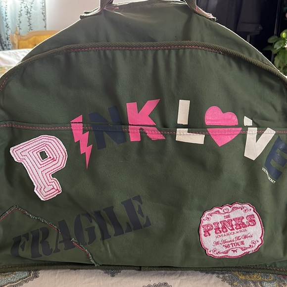 PINK Victoria's Secret Handbags - COPY - Victoria secret Pink duffle( with wheels) travel bag